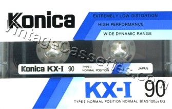 Konica/Magnax Konica KX-I 1987–89 Type I Cassette Tape
