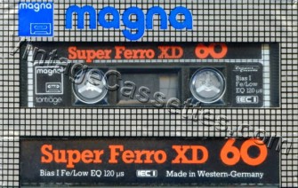 Magna Magna Super Ferro XD Type I 1984–86 Type I Cassette Tape