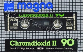 Magna Magna Chromdioxid II 1984–86 Type II Cassette Tape