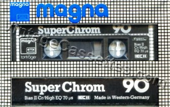 Magna Magna SuperChrom Type II 1984–86 Type II Cassette Tape