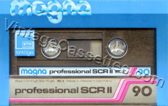 Magna Magna Professional SCR II Type II 1987–89 Type II Cassette Tape