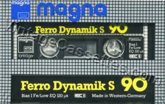 Magna Magna Ferro Dynamik S Type I 1984–86 Type I Cassette Tape