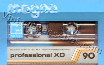 Magna Magna Professional XD Type I 1987–89 Type I Cassette Tape