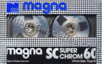 Magna Magna SuperChrom Type II Reel-to-Reel version 1984–86 Type II Cassette Tape