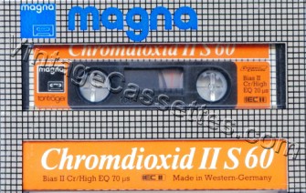 Magna Magna Chromdioxid II S Type II  1984–86 Type II Cassette Tape
