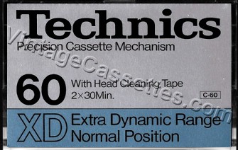 National/Panasonic Technics XD 1979–81 Type I Cassette Tape