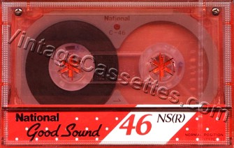 National/Panasonic National NS (R) Type I Red 1985–86 Type I Cassette Tape