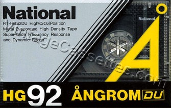 National/Panasonic National HG-DU Type II Angrom DU 1985–86 Type II Cassette Tape