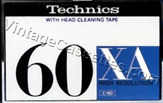 National/Panasonic Technics XA 1978–79 Type II Cassette Tape
