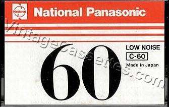 National/Panasonic Panasonic Low Noise 1972–74 Type I Cassette Tape