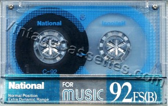 National/Panasonic National FS (B) Type I Blue 1985–86 Type I Cassette Tape