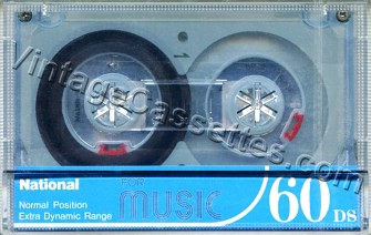 National/Panasonic National DS For Music Type I Blue 1982–83 Type I Cassette Tape