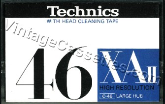 National/Panasonic Technics XA II 1979–81 Type II Cassette Tape