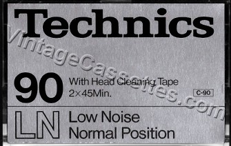 National/Panasonic Technics LN 1979–81 Type I Cassette Tape