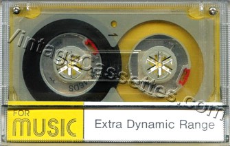 National/Panasonic National DS For Music Type I Yellow 1984 Type I Cassette Tape