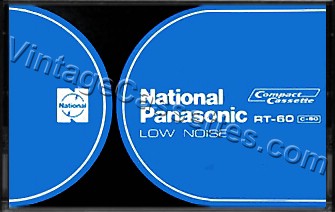 National/Panasonic Panasonic Low Noise 1975–78 Type I Cassette Tape