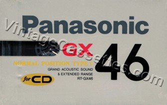National/Panasonic Panasonic GX 1989–93 Type I Cassette Tape