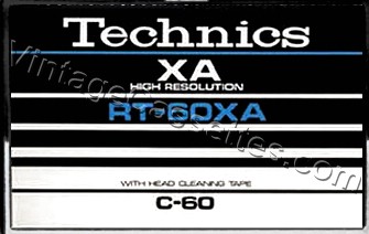 National/Panasonic Technics XA 1977 Type II Cassette Tape