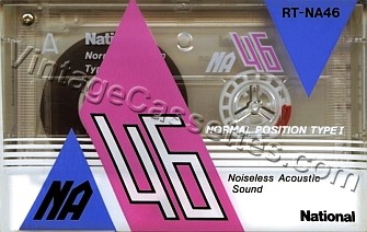 National/Panasonic National NA Type I 1987–88 Type I Cassette Tape