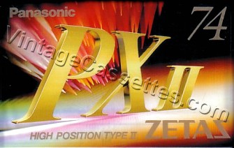 National/Panasonic Panasonic PX II 1994–96 Type II Cassette Tape