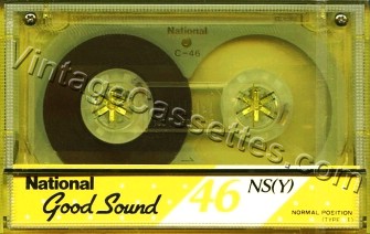 National/Panasonic National NS (Y) Type I Yellow 1985–86 Type I Cassette Tape