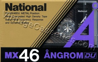 National/Panasonic National MX-DU Type IV Angrom DU 1985–86 Type IV Cassette Tape