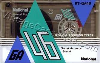 National/Panasonic National GA Type I 1987–88 Type I Cassette Tape