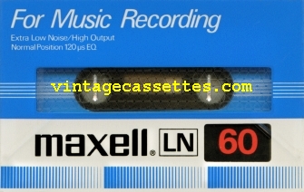 Maxell Maxell LN Type I Budget Tape 1980–82 Type I Cassette Tape
