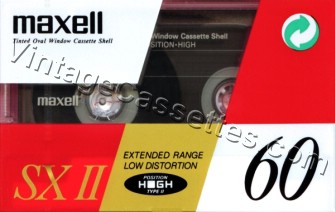 Maxell Maxell SXII Type II 1991–93 Type II Cassette Tape