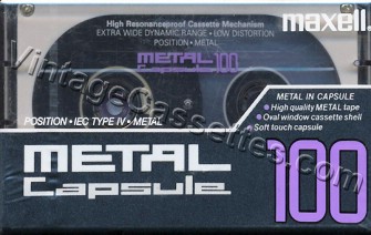 Maxell Maxell Metal Capsule 1990–91 Type IV Cassette Tape
