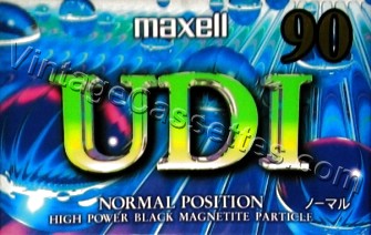 Maxell Maxell UDI "J" 1995–96 Type I Cassette Tape