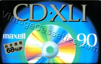Maxell Maxell CD-XLI 1994–95 Type I Cassette Tape