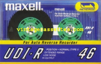 Maxell Maxell UDI-R Type I Probably Japan market only. 1985–87 Type I Cassette Tape