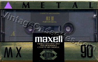 Maxell Maxell MX 1992–96 Type IV Cassette Tape