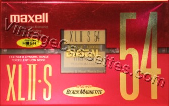 Maxell Maxell XLII-S 1992–93 Type II Cassette Tape