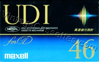 Maxell Maxell UDI 1992–93 Type I Cassette Tape