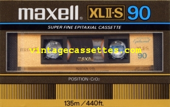 Maxell Maxell XLII-S Type II USA Market. 1983 Type II Cassette Tape