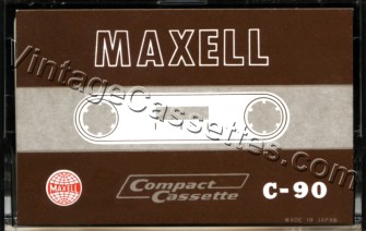 Maxell Maxell C-90 1967–69 Type I Cassette Tape