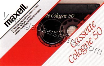 Maxell Maxell Capsule Cologne 1988–89 Type I Cassette Tape