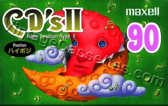 Maxell Maxell CD's II "J" 1995–96 Type II Cassette Tape