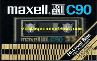 Maxell Maxell UDXLII Type II USA Market. 1980–82 Type II Cassette Tape