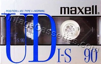 Maxell Maxell UDI-S Type I 1986–87 Type I Cassette Tape