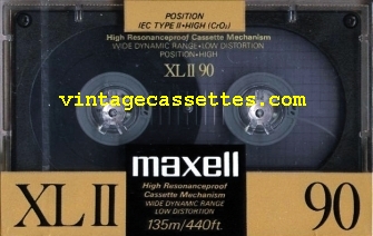 Maxell Maxell XLII 1988–89 Type II Cassette Tape