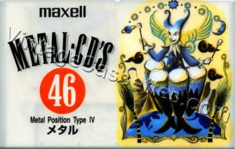Maxell Maxell Metal CD's "J" 1995–96 Type IV Cassette Tape