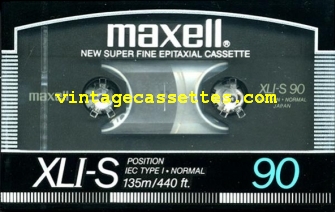 Maxell Maxell XLI-S Type I 1986–87 Type I Cassette Tape