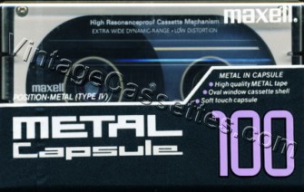 Maxell Maxell Metal Capsule 1991–92 Type IV Cassette Tape