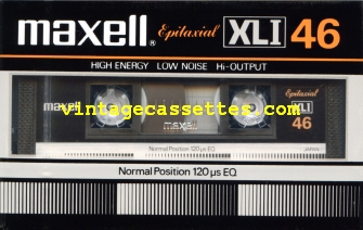Maxell Maxell XLI Type I Japan Market. 1982–84 Type I Cassette Tape