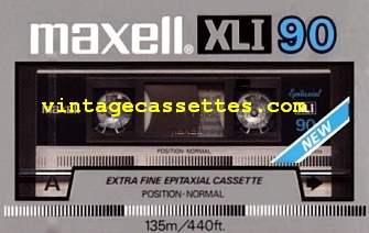 Maxell Maxell XLI Type I 1983  1984 Type I Cassette Tape