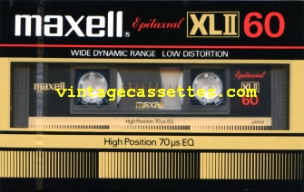 Maxell Maxell XLII Type II Japan Market. 1982–84 Type II Cassette Tape