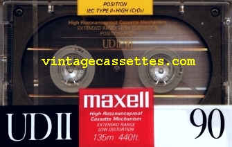 Maxell Maxell UDII 1991–92 Type II Cassette Tape
